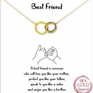 🆕 BEST FRIENDS Inspirational Necklace❤️❤️